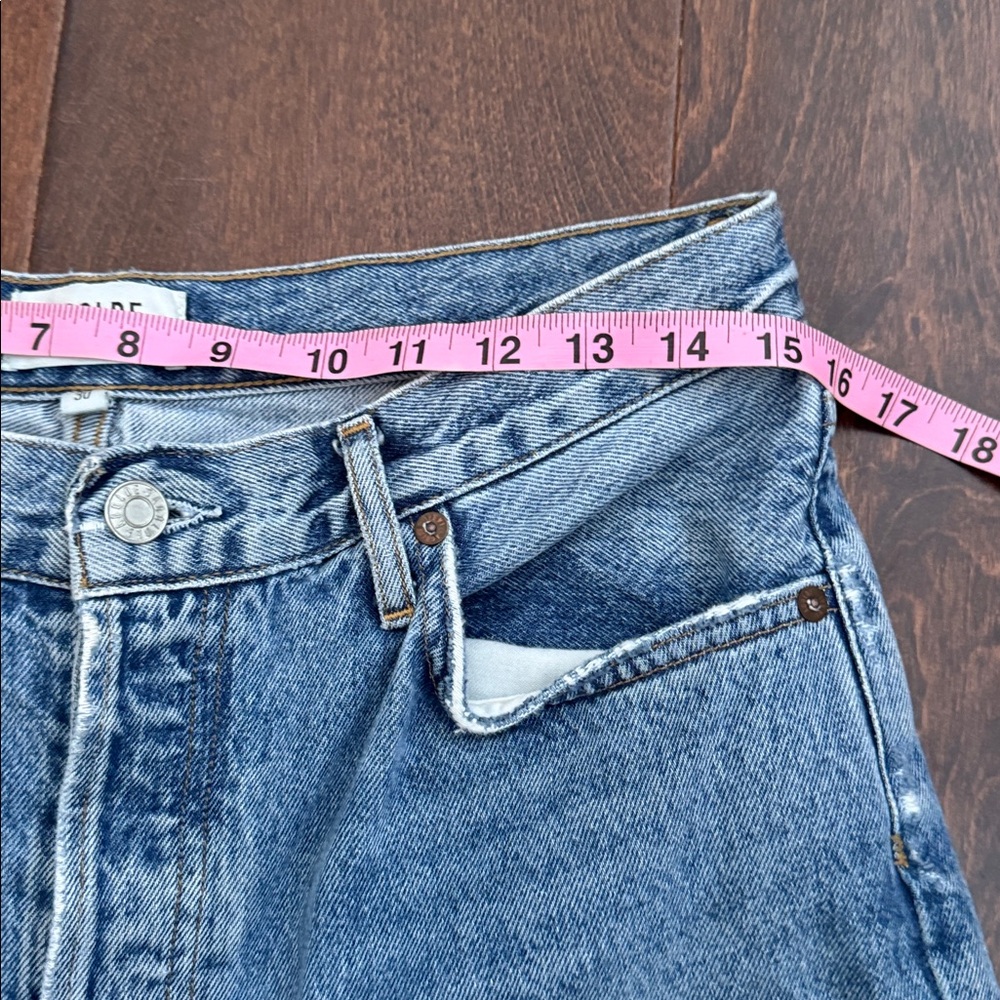 Agolde Riley High Rise Straight Crop Jeans 30 - Picture 7 of 11